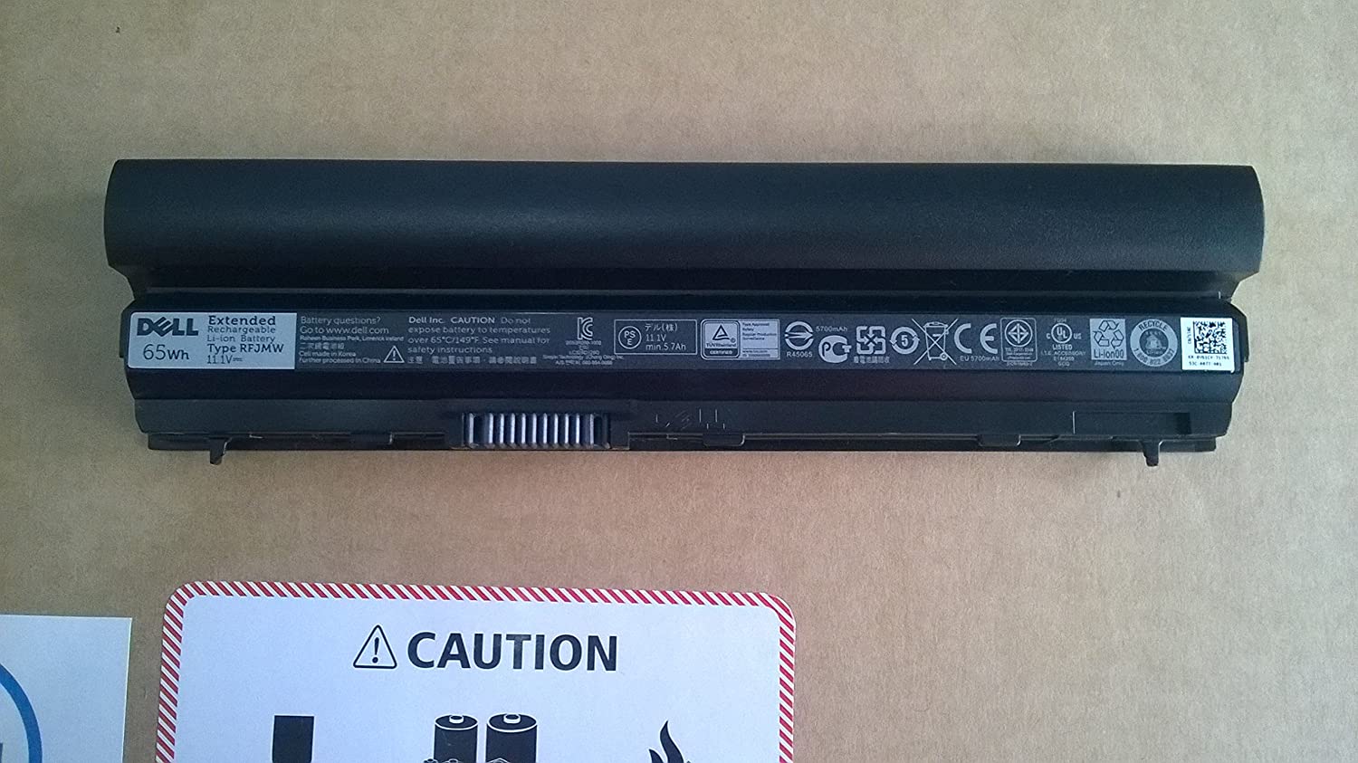 Dell Battery for Latitude E6320 Laptop 312-1239 Wj383 K4Cp5.-- MPN: RFJMW/E6320 - Image 2