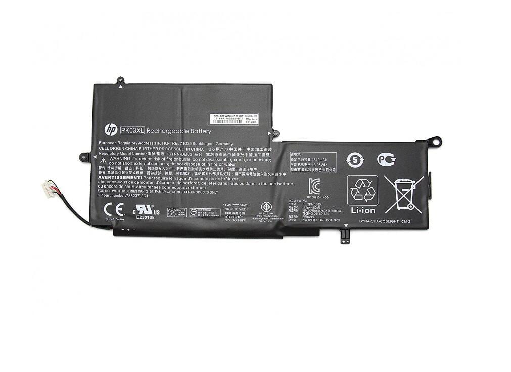 PK03XL Laptop Battery for HP Spectre Pro X360 G1 G2 Series 13-4000 13-4100 13-4200 Laptop Spectre 13 PK03XL HSTNN-DB6S 6789116-005 788237-2C1 TPN-Q157 (11.4V 56Wh) - Image 3
