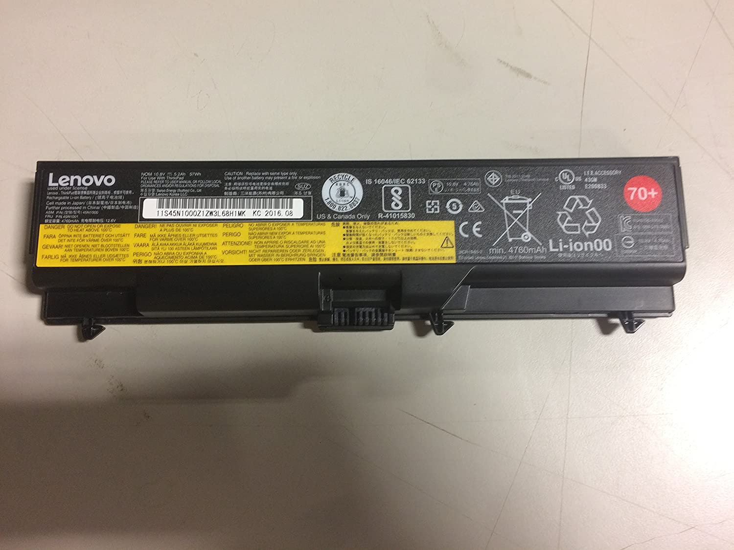 Lenovo Thinkpad Edge 14, Edge 15, L410, SL410, L510, L420, L520, T410, T420, T510, T520, battery 0A36302-- T430/70+