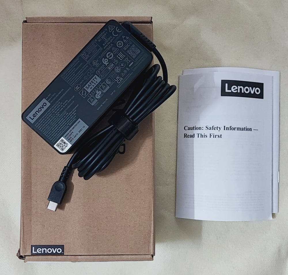 Lenovo 65W 20V 3.25A Standard USB Type-C AC Adapter Charger(With Power Cable) -- MPN: Lenovo 65W Type-C - Image 3