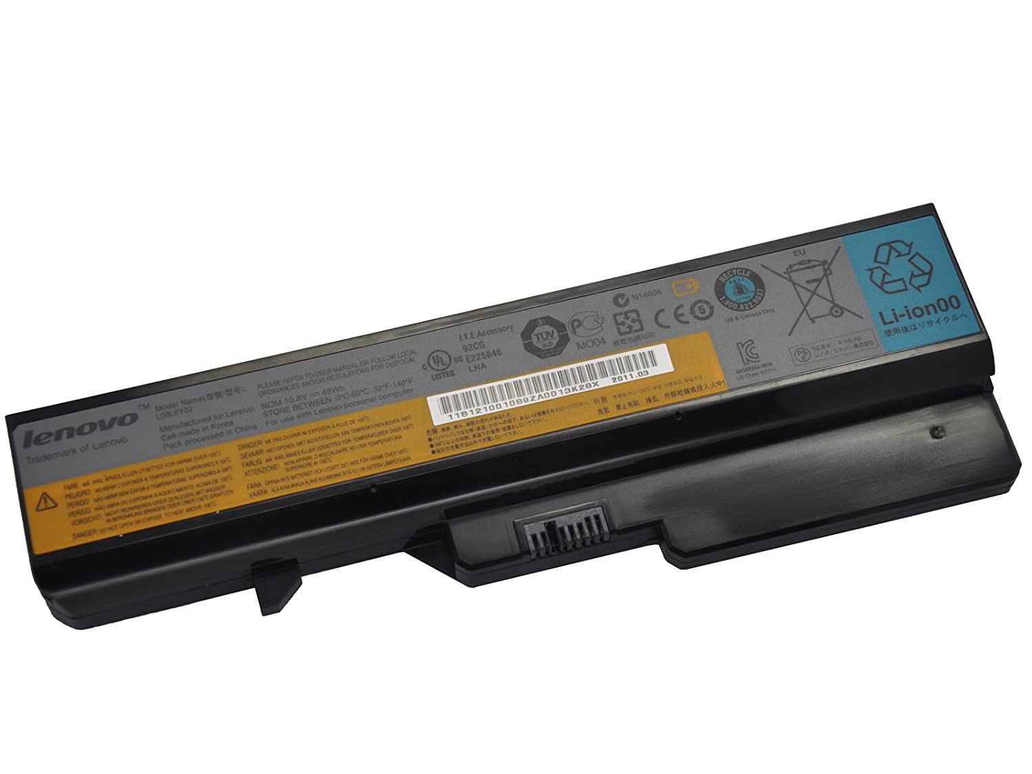 Lenovo original G560, G460, G570, G575, Z570, Z560, Z575 PN: L09S6Y02 Battery