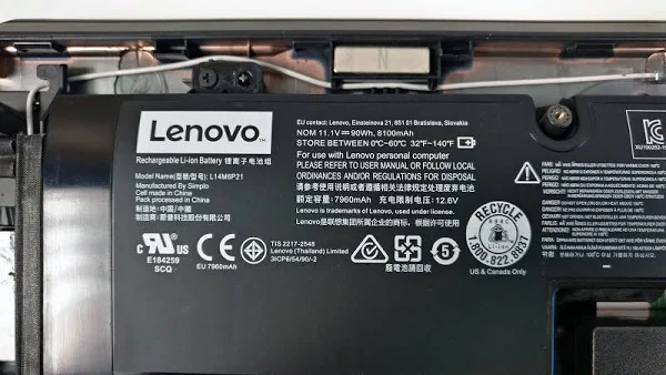New Original Lenovo L14M6P21 Battery for IdeaPad Y900-17ISK Y910 Legion Y920-17IKB - Image 2