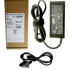 HP 13.3-inch Series Laptop Adapter Charger 65W 19.5V 3.33A Bluetip for HP Envy 15-j000 5 x360 TPN-Q146 X2 13(With Power Cable) -- MPN: HP 65W Bluetip
